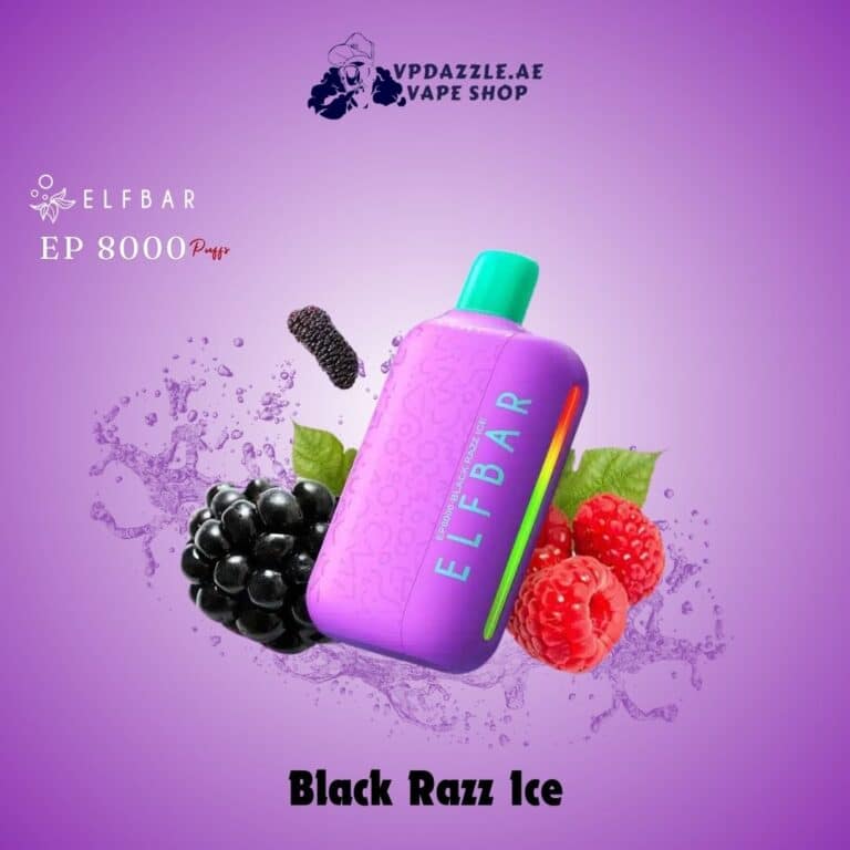 elfbar ep8000 Black Razz Ice