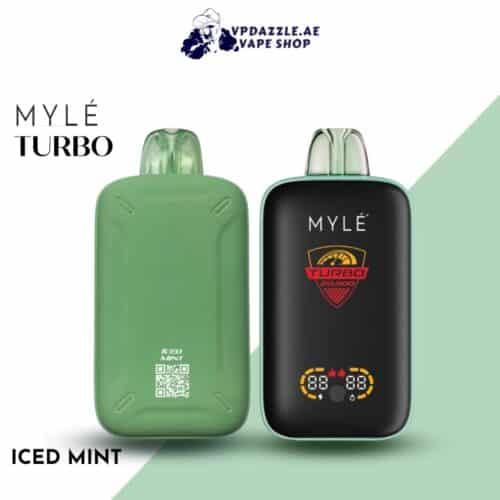 Myle Turbo iced mint flavours 20000 puffs