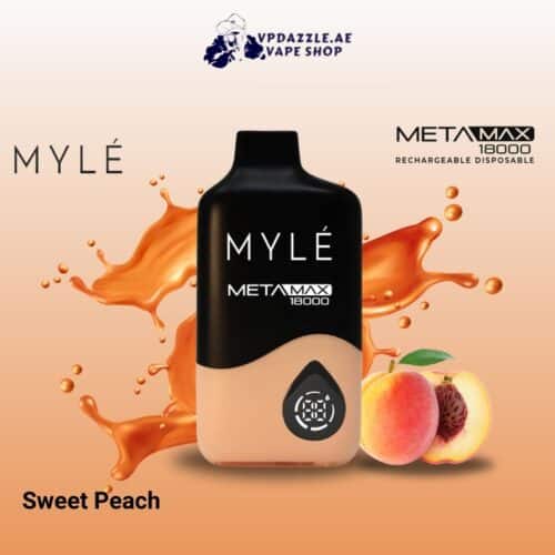 myle meta max Sweet Peach 18000