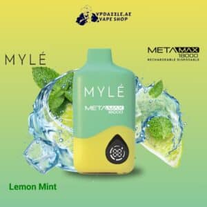 myle meta max Sweet Peach Lemon Mint 18000 puffs