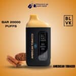 BLVK BAR American Tobacco FLAVORS 2000 PUFFS