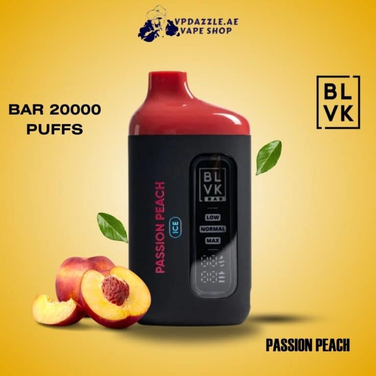 BLVK BAR Passion Peach 2000 PUFFS