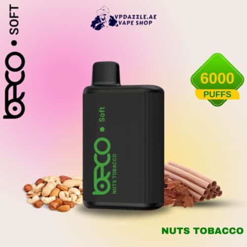 Beco soft Nuts Tobacco 6000 puffs