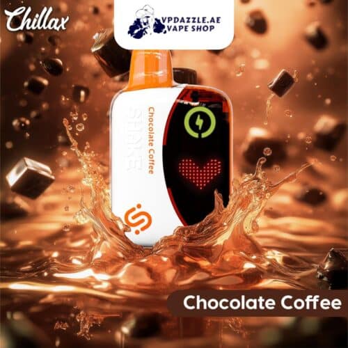 Chillax Shake chocolate coffee flavors 22000 Puffs