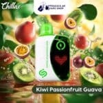 Chillax Shake kiwi passion fruit guava flavors 22000 Puffs