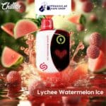 Chillax Shake lychee watermaelon ice flavours 22000 Puffs