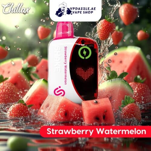 Chillax Shake strawberry watermelon flavours 22000 Puffs