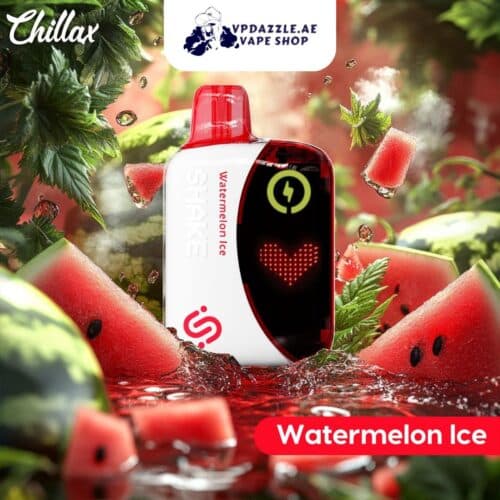 Chillax Shake watermelon ice flavor 22000 Puffs