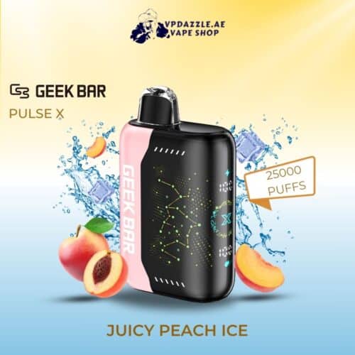 Geek bar pulse X Juicy Peach ice 25000 puffs