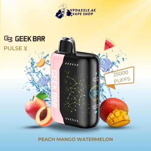 Geek bar pulse X Peach Mango Watermelon 25000 puffs