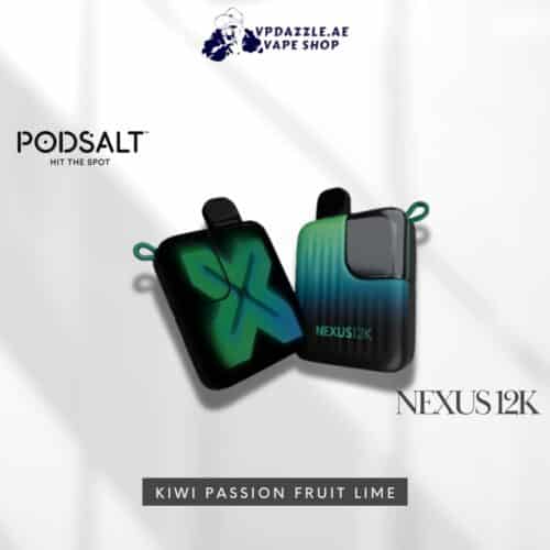 PODSALT NEXUS KIWI PASSION FRUIT LIME 12000 PUFFS