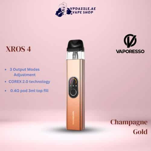 VAPORESSO XROS 4 KIT Champagne Gold COLOR