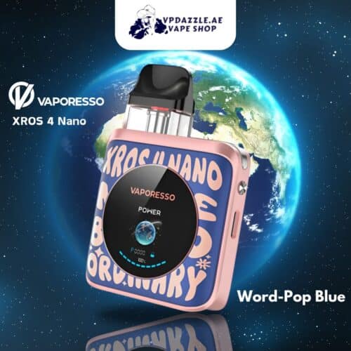 Vaporesso Xros 4 Nano Pod Word-Pop Blue color