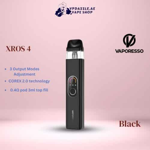 vaporesso xros 4 kit Black color