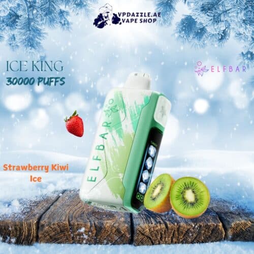 Elfbar ice king Strawberry Kiwi Ice 30000 puffs