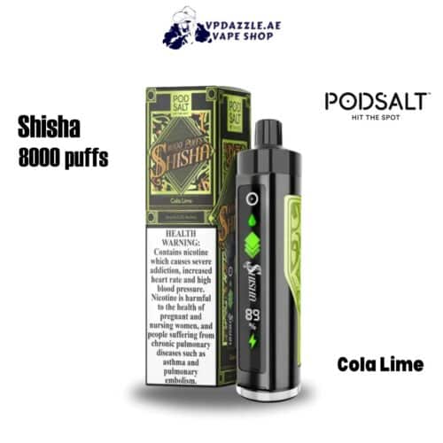 Pod salt shisha Cola Lime 8000 puffs