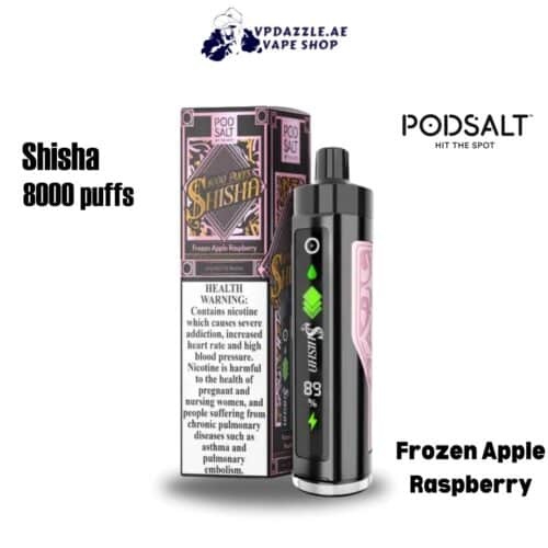 Pod salt shisha Frozen Apple Raspberry 8000 puffs