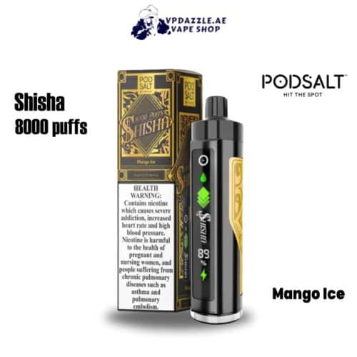 Pod salt shisha Mango Ice 8000 puffs