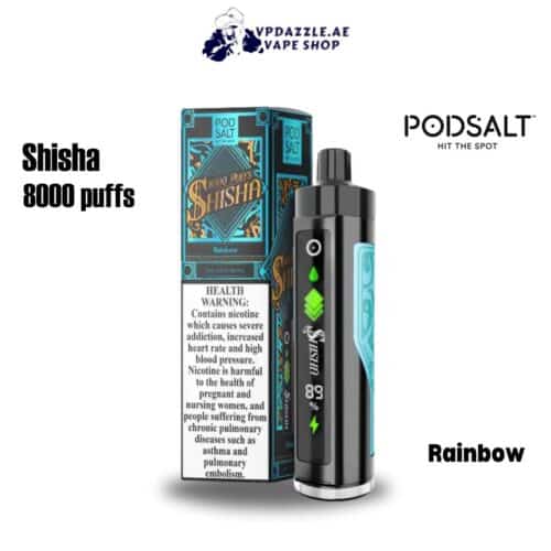 Pod salt shisha Rainbow 8000 puffs