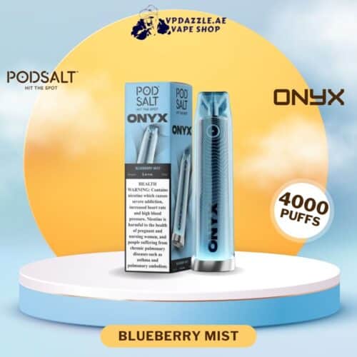 Podsalt onyx Blueberry Mist flavor 4000 puffs