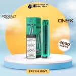 Podsalt onyx Fresh Mint flavor 4000 puffs