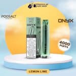 Podsalt onyx Lemon Lime 4000 puffs