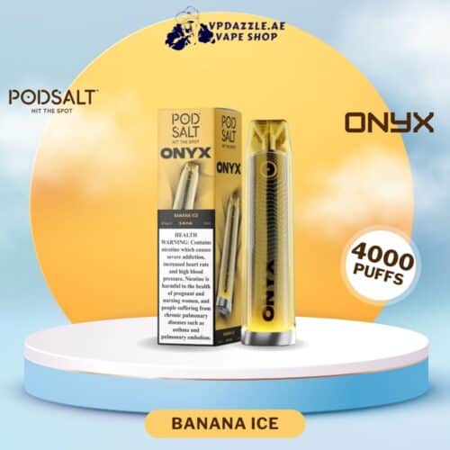 Podsalt onyx banana ice flavor 4000 puffs