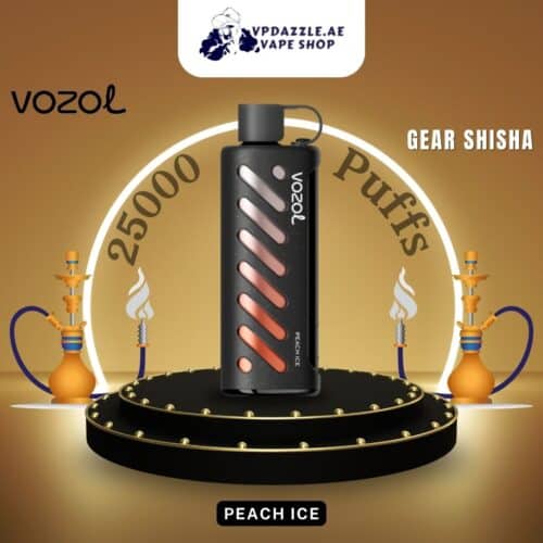 Vozol Gear Shisha Peach Ice 25000 puffs