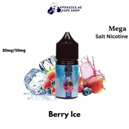 MEGA 30mg and 50mg SaltNics Berry Ice