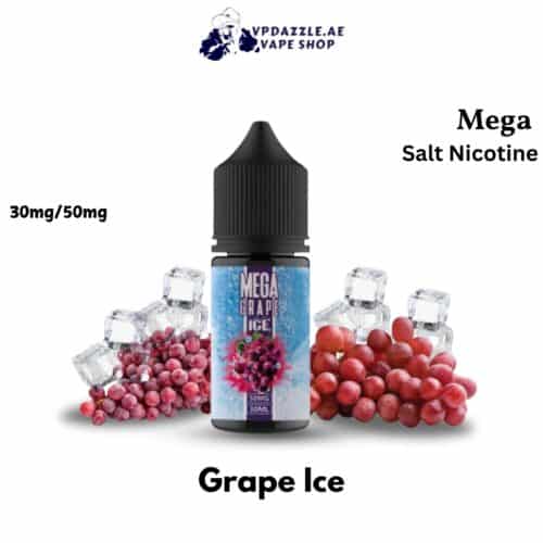 MEGA 30mg and 50mg SaltNics Grape Ice