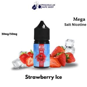 MEGA 30mg and 50mg SaltNics Strawberry Ice