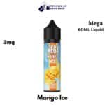 MEGA 3MG 60ML Bottle Liquid Freebase Mango Ice