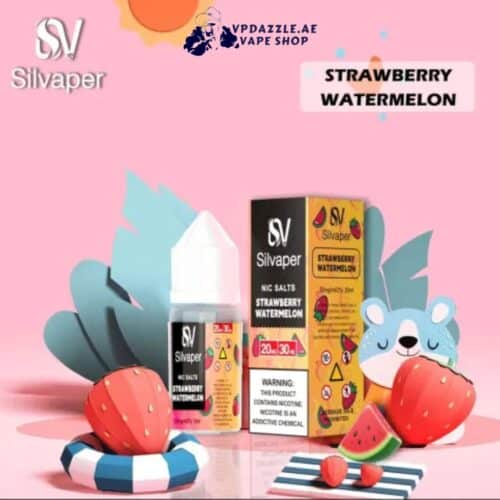 Silvaper Salt Nic 20mg 30ml E-Liquid Strawberry Watermelon