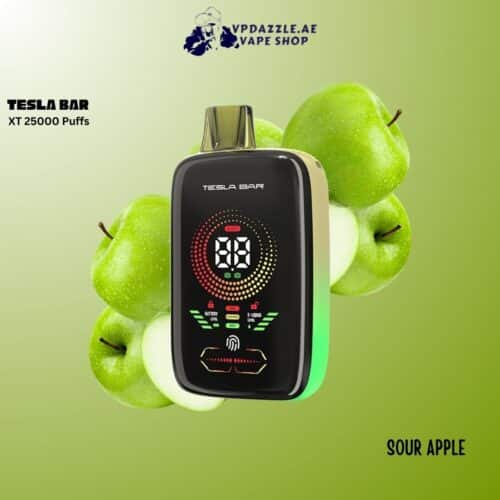 TESLA BAR XT SOUR APPLE 25000 puffs