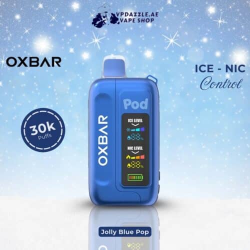 Oxbar Ice Nic Control Jolly Blue Pop 35000 Puffs