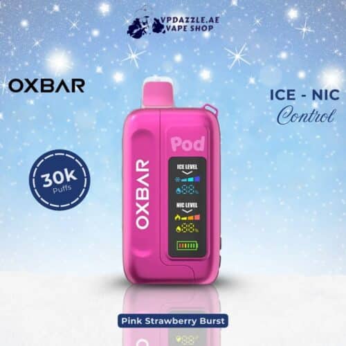 Oxbar Ice Nic Control Pink Strawberry Burst 35000 Puffs