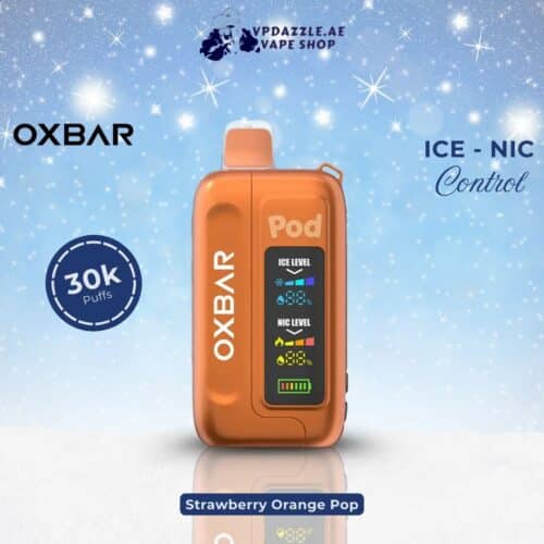 Oxbar Ice Nic Control Strawberry Orange Pop 35000 Puffs