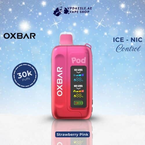 Oxbar Ice Nic Control Strawberry Pink 35000 Puffs