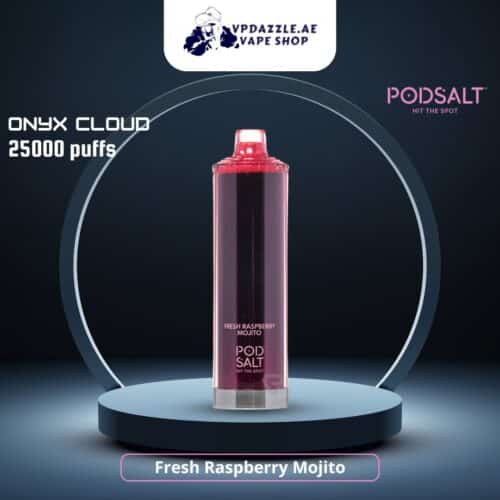 Pod Salt Onyx Cloud Fresh Raspberry Mojito 25000 Puffs