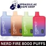 Nerd Fire 8000 Puffs